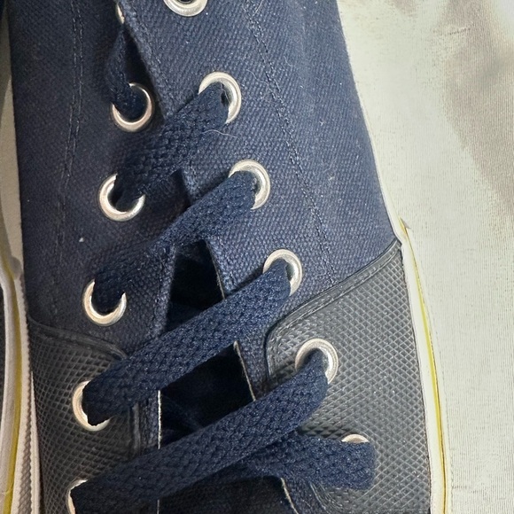 Polo by Ralph Lauren Cantor blue canvas shoes with laces size 9.5 - Picture 7 of 14